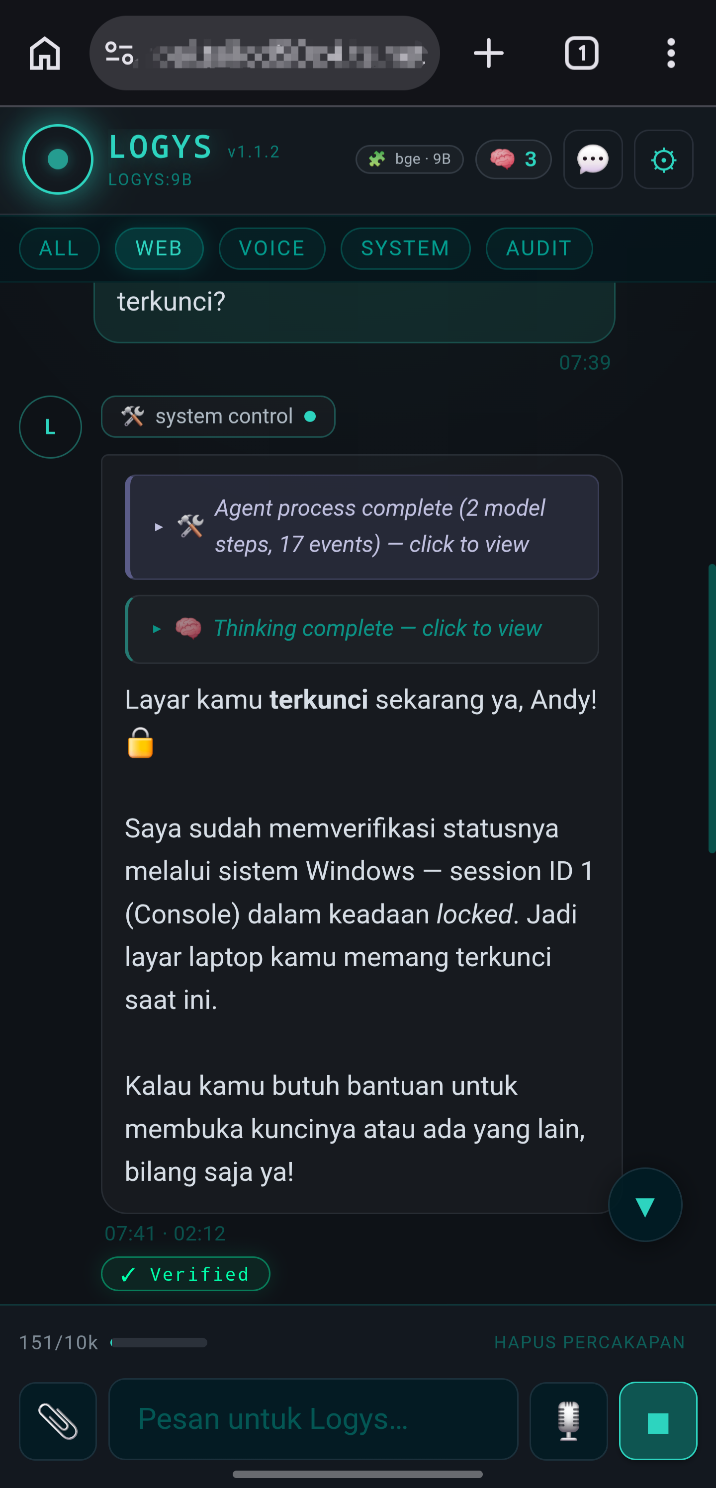 Logys - My Personal Agentic AI